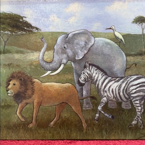 WILDLIFE SAFARI CANVASES set/2 - Picture 2 of 4